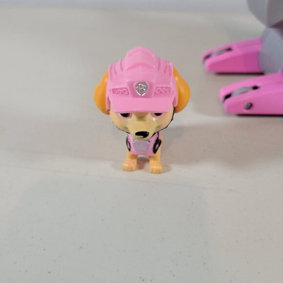 Paw Patrol Dino Rescue Skyes Deluxe Rev Up Vehicle With Sky Figure Set - Picture 6 of 8